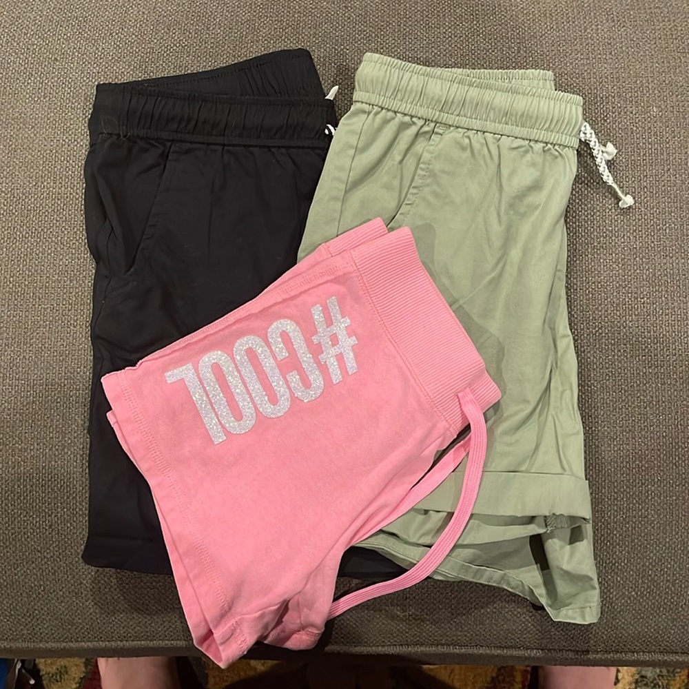 3 pair girls size 14 shorts